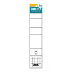 ADETEC - Lomos Autoadhesivos Para Archivador Ancho 10 Unidades