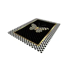 GENERICO - Alfombra Moderna Diseño Geométrico 3D Antideslizante 240x200cm