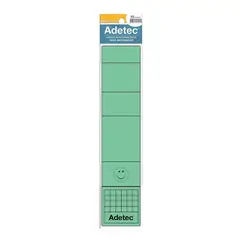 ADETEC - Lomos Autoadhesivos Para Archivador Ancho 10 Unidades