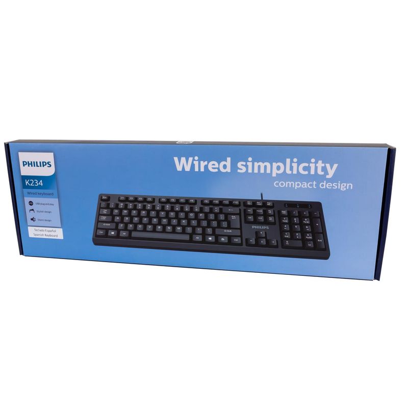 PHILIPS - TECLADO ALAMBRICO SPK6234B