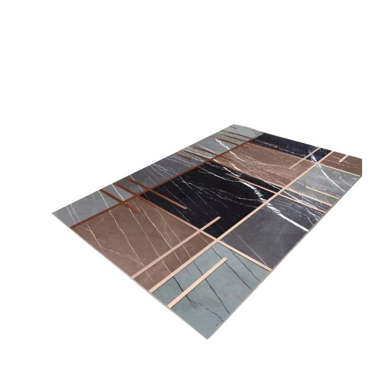 GENERICO - Alfombra Moderna Diseño Geométrico 3D Antideslizante 240x200cm