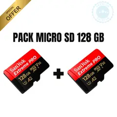 SANDISK - Pack Memoria Micro SD Extreme PRO 128 GB
