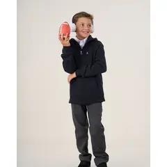 POLEMIC - Poleron escolar Franela Full cierre y gorro Talla 6 a 10