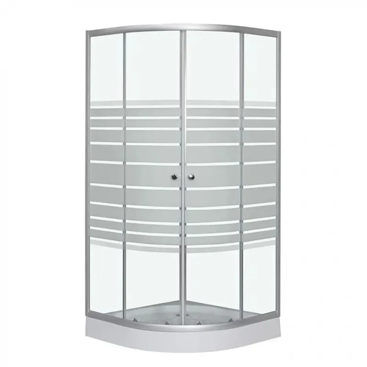 DOER - Cabina ducha Shower Curvo 90 x 90 x 192 cm Satinado