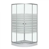 Cabina ducha Shower Curvo 90 x 90 x 192 cm Satinado