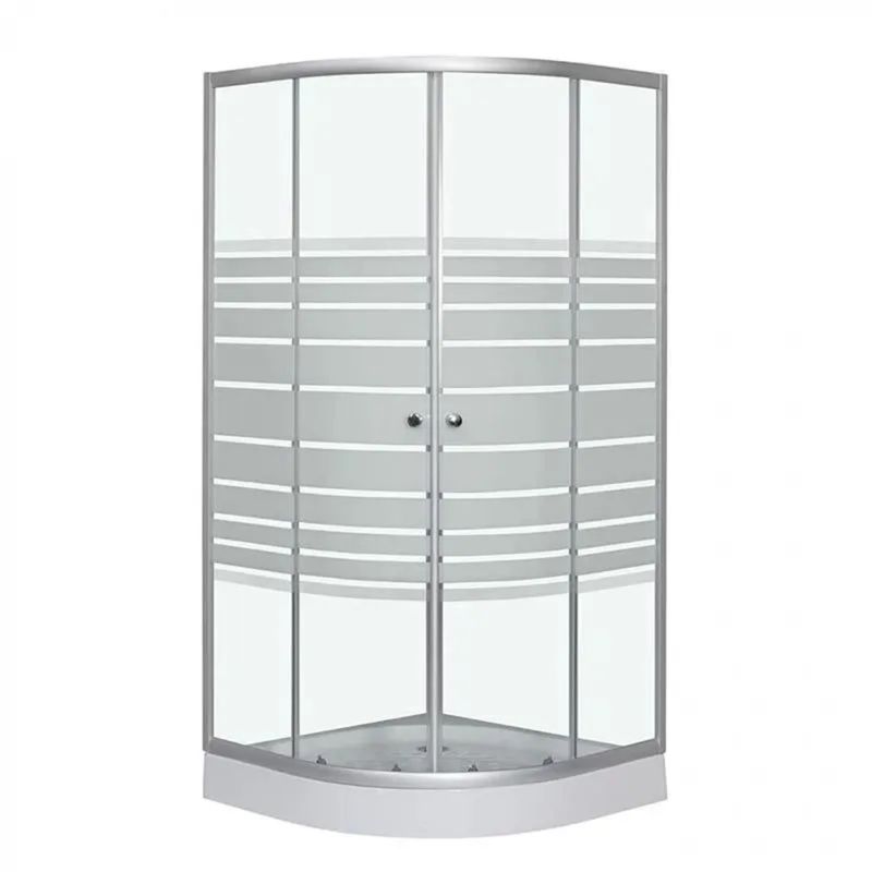 DOER - Cabina ducha Shower Curvo 90 x 90 x 192 cm Satinado