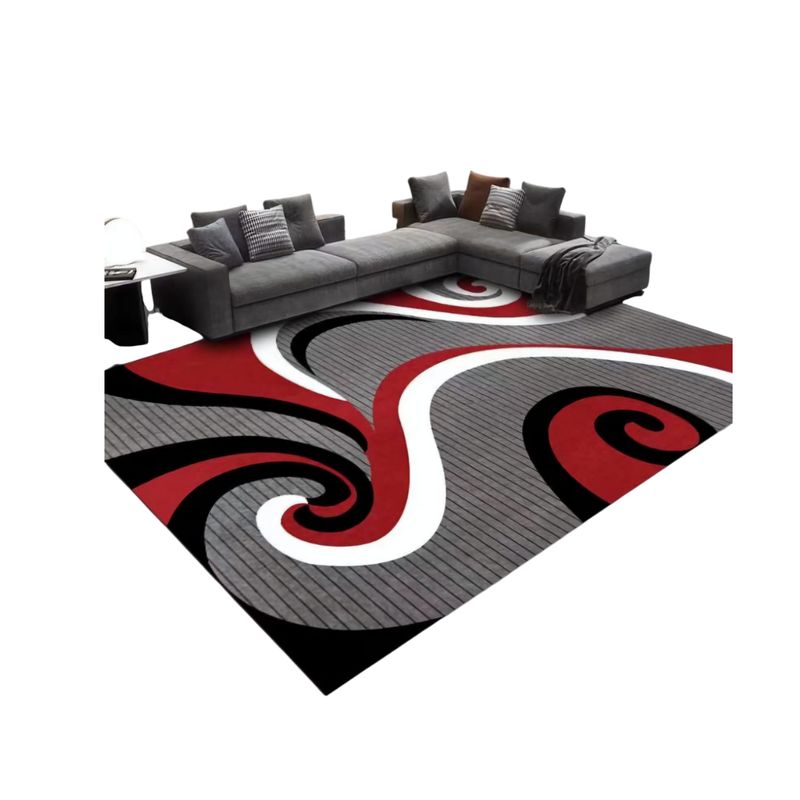 GENERICO - Alfombra Moderna Diseño Geométrico 3D Antideslizante 240x200cm