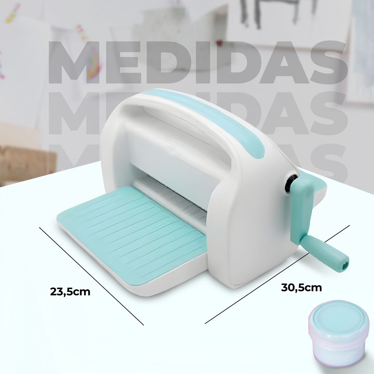 GENERICO - Maquina Troqueladora Manual Grabado En Relieve A4