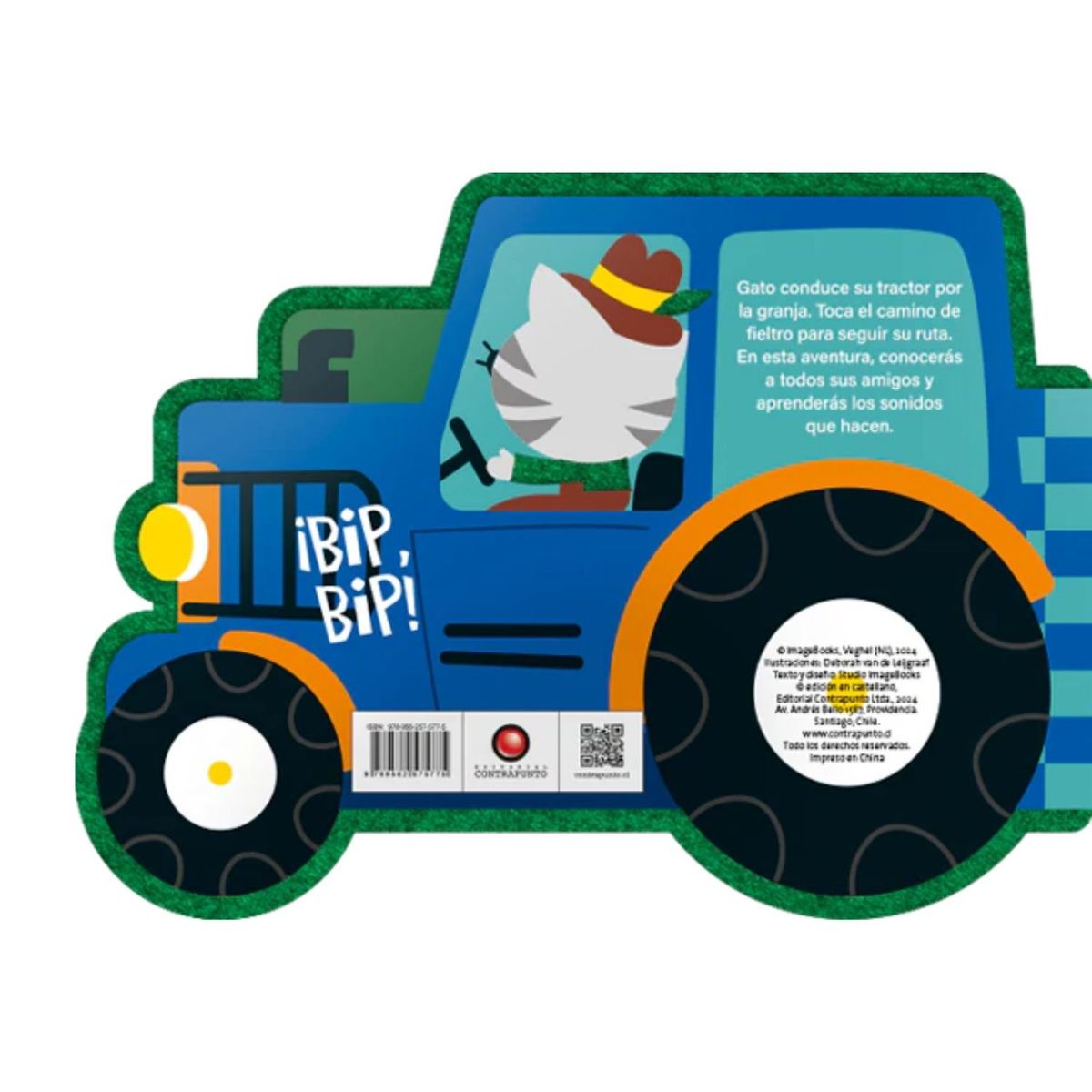 EDITORIAL CONTRAPUNTO - Sigue el camino - Gato y su tractor. ¡Bip, bip!