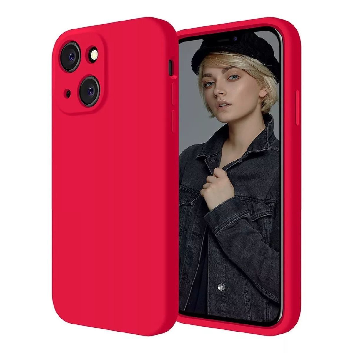GENERICO - Carcasa para iPhone 14 Plus Silicona Antideslizante Suave
