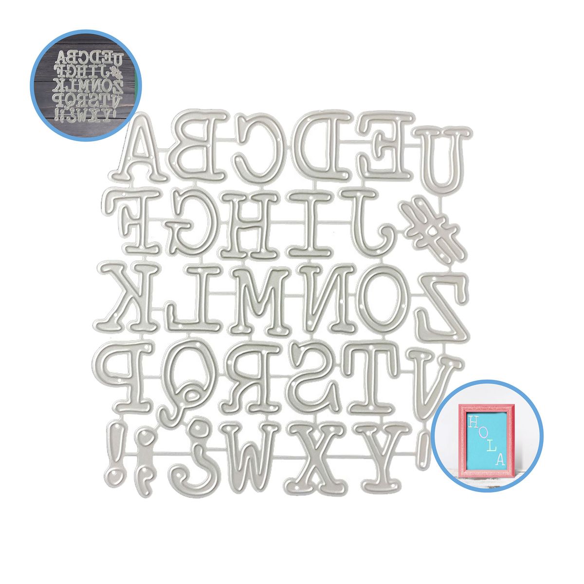 GENERICO - Troquel Corte Metal Molde Abecedario Troqueladora