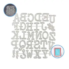 GENERICO - Troquel Corte Metal Molde Abecedario Troqueladora
