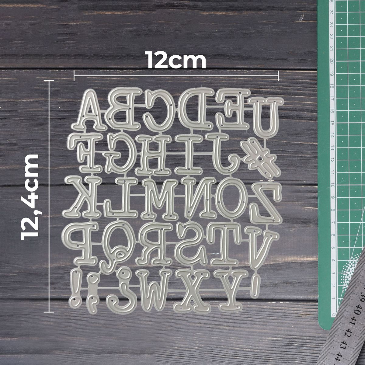 GENERICO - Troquel Corte Metal Molde Abecedario Troqueladora