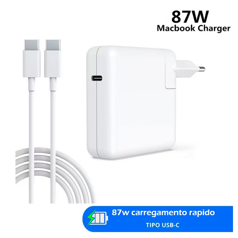 IRM - Cargador Usb-c Turbo 87w Carga Rápida 5v-20v 4.3a Pd/qc 3.0