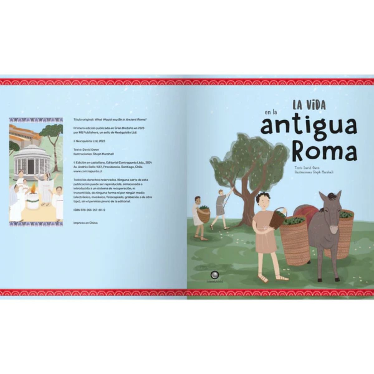 EDITORIAL CONTRAPUNTO - Libro La vida en - LA ANTIGUA ROMA