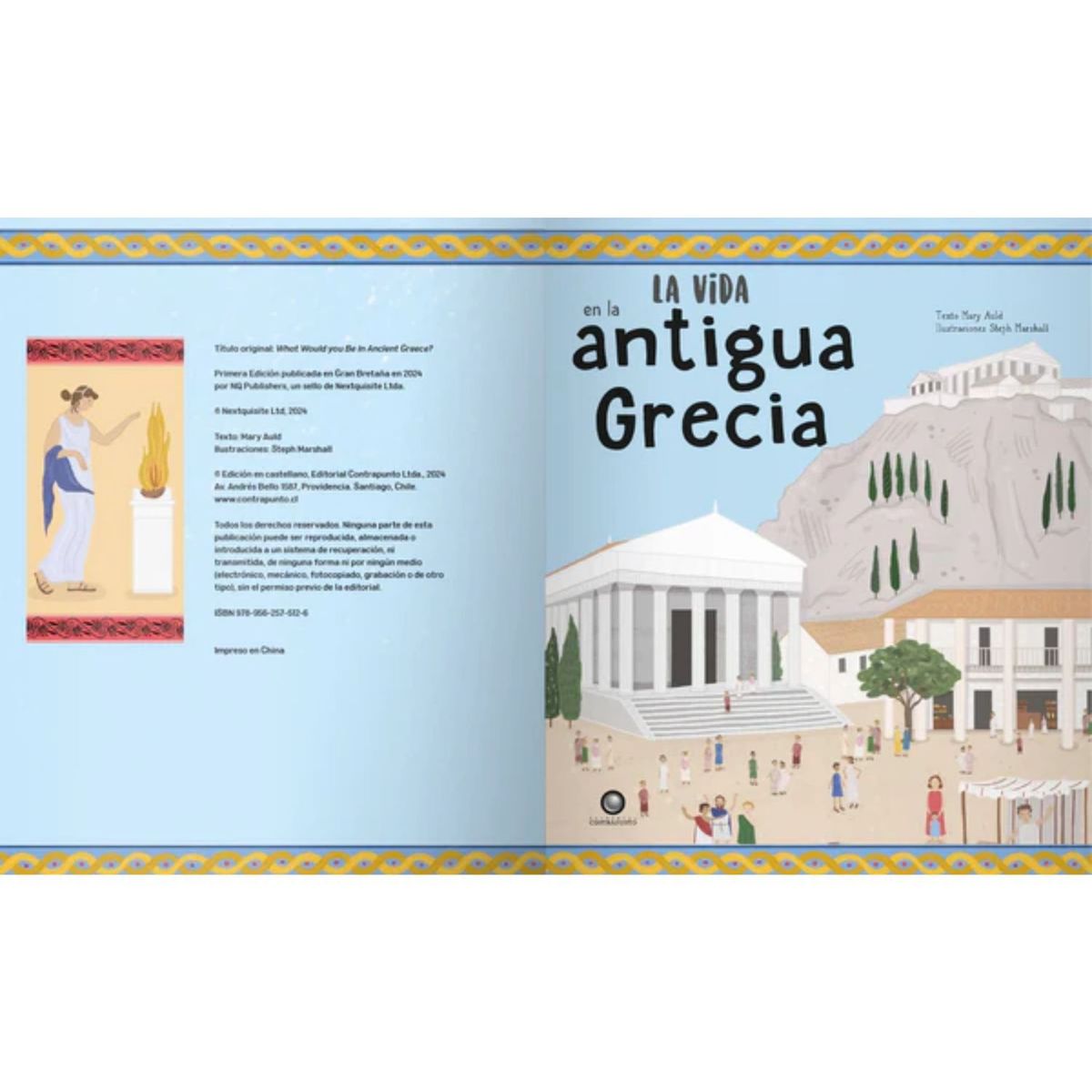 EDITORIAL CONTRAPUNTO - Libro La vida en - LA ANTIGUA GRECIA