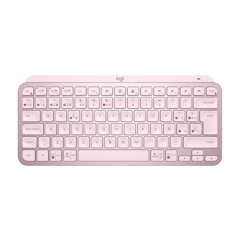 LOGITECH - 920-010478  TECLADO LOGITECH MX KEYS MINI ROSE