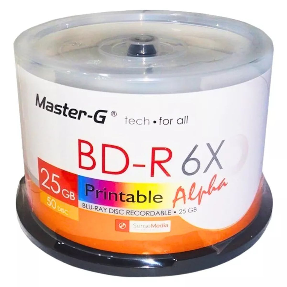 MASTER G - Blu Ray Master-G 25GB Imprimible 50 Unidades