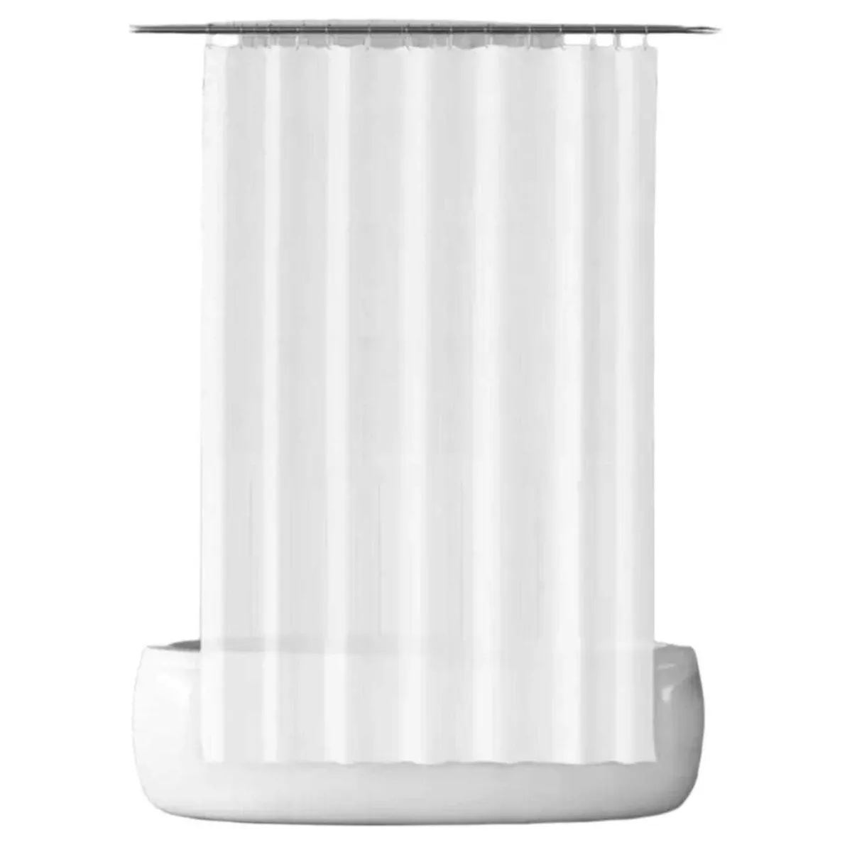 GENERICO - FORRO DE DUCHA BLANCA 180x180CM IMPERMEABLE