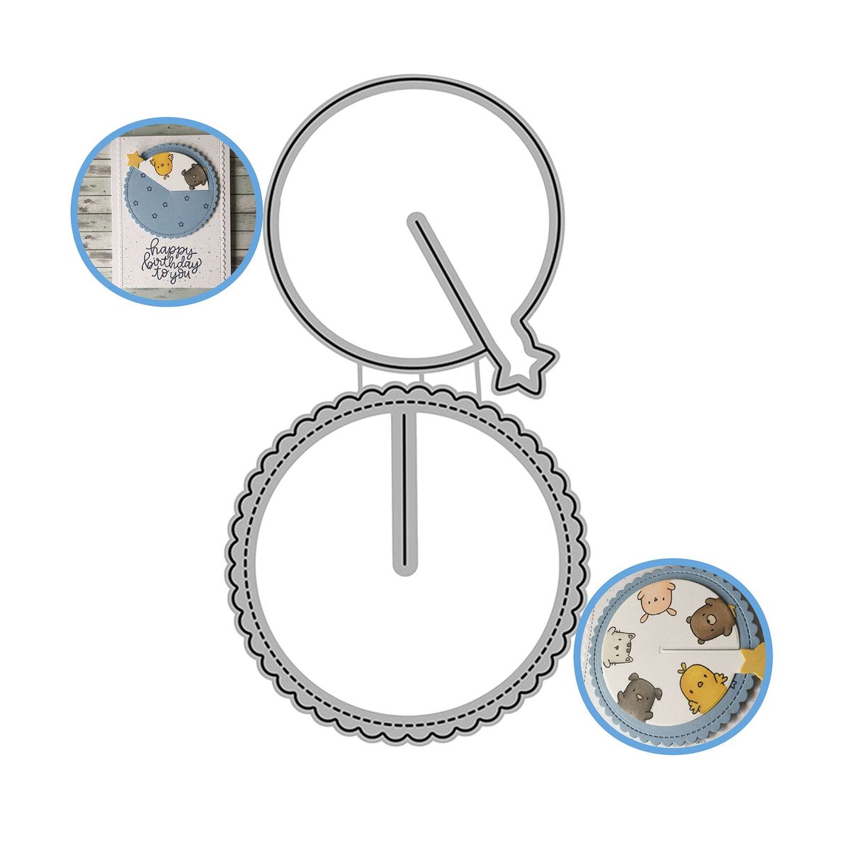 GENERICO - Troquel de corte Circulo doble