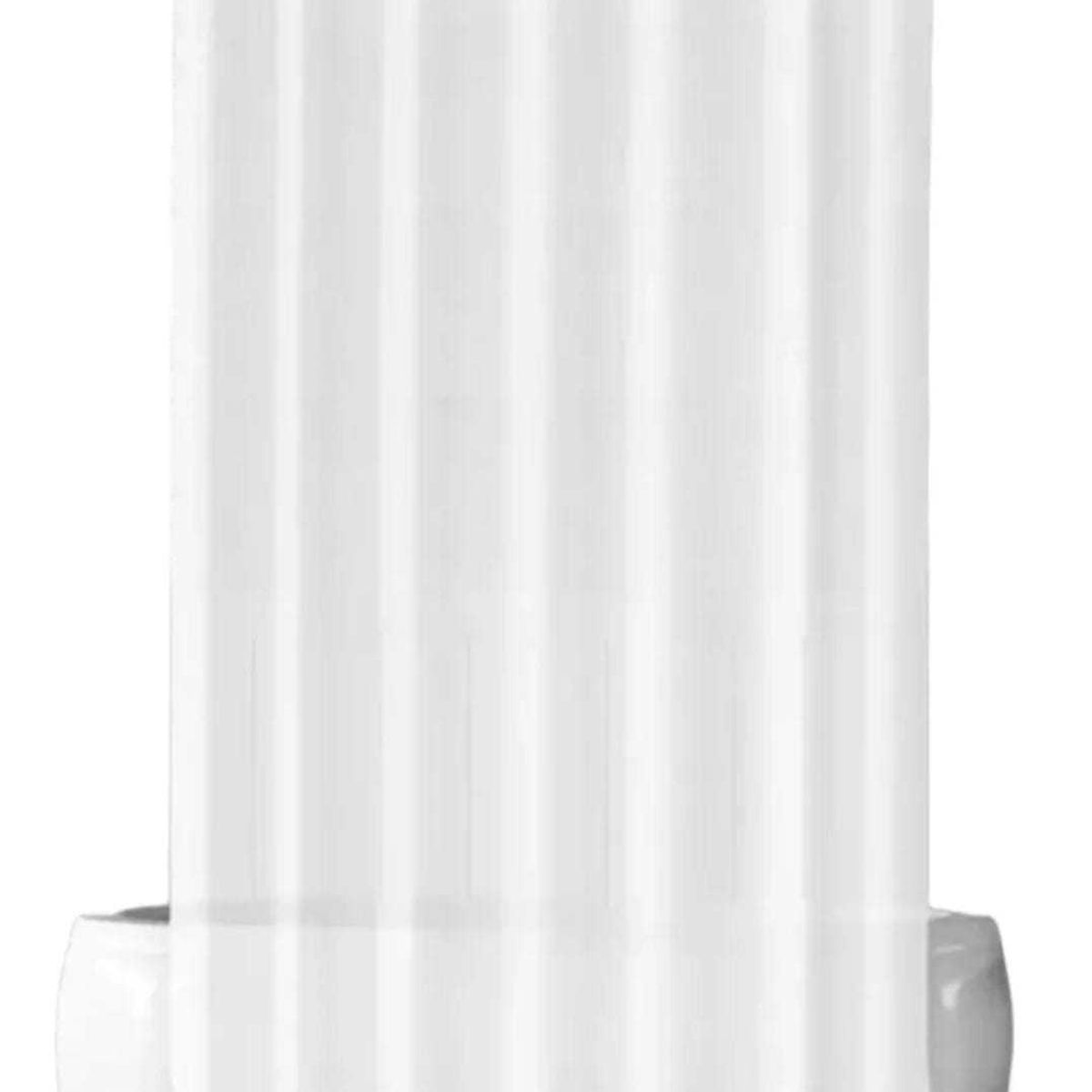 GENERICO - CORTINA DE DUCHA BLANCA 180x180CM IMPERMEABLE