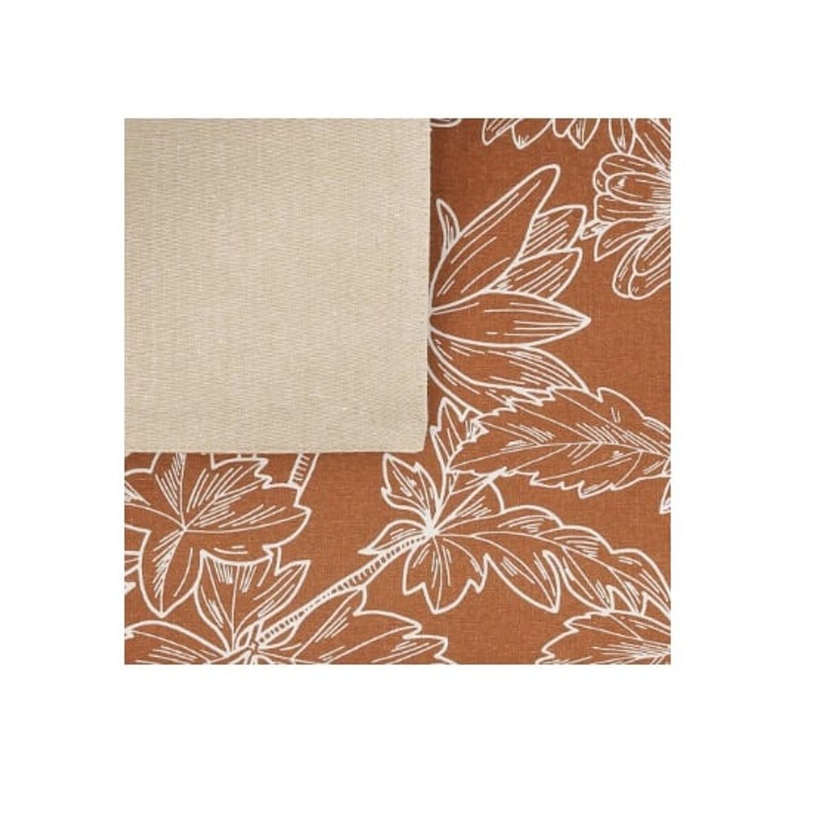 GENERICO - Set 3 Individuales Algodón Estampado Doble Tela 45x33 Cms