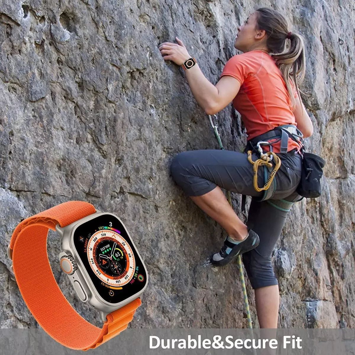 GENERICO - Correa Para Apple Watch Alpine Loop Nylon 42 / 44 / 45 / 49 mm