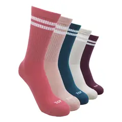 TOP - Calcetines Mujer Deportivos Largos C6 Pack 5