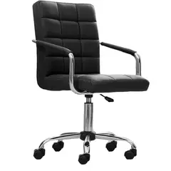 RD - Silla Oficina Sillon Escritorio PC Regulable Ejecutivo Negro