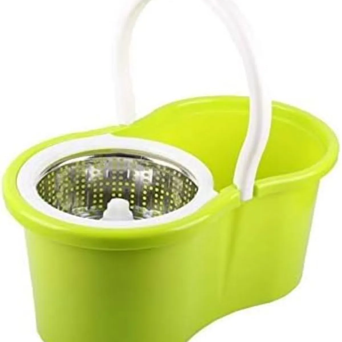 GENERICO - TRAPEADOR GIRATORIO MOPA 360° PLASTICO VERDE Y METÁLICO