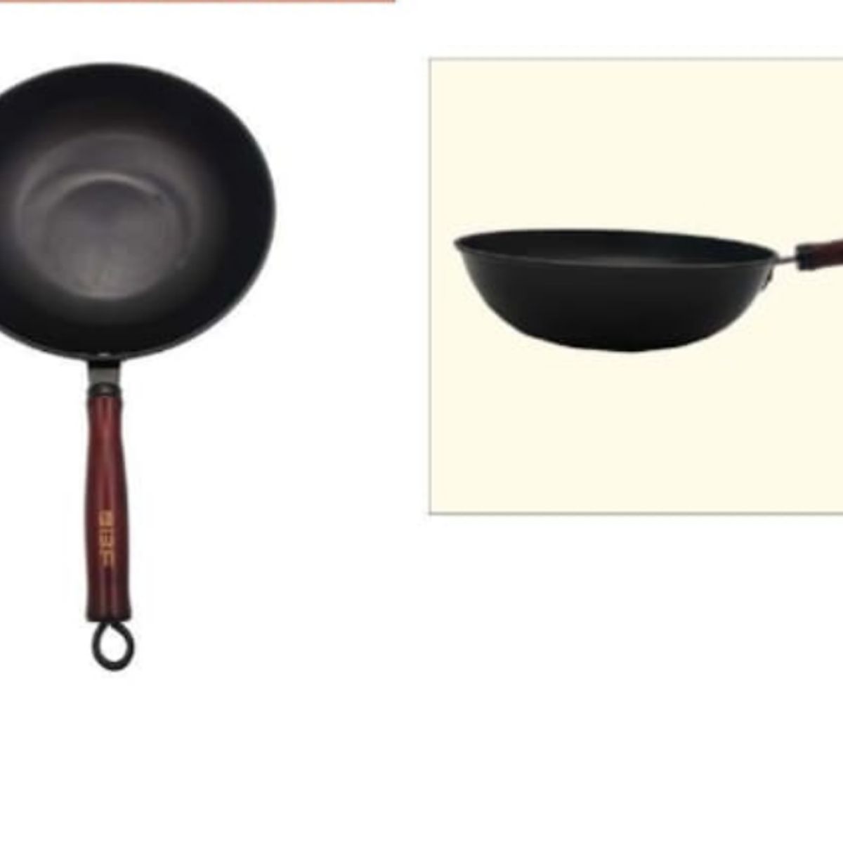 GENERICO - Sarten De Cocina De Hierro 32Cm Mango De Madera