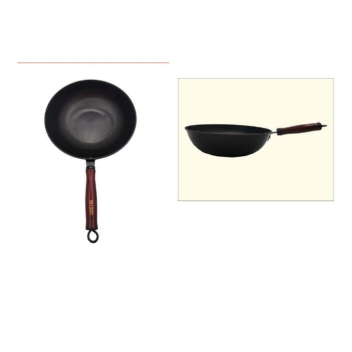 GENERICO - Sarten De Cocina De Hierro 32Cm Mango De Madera