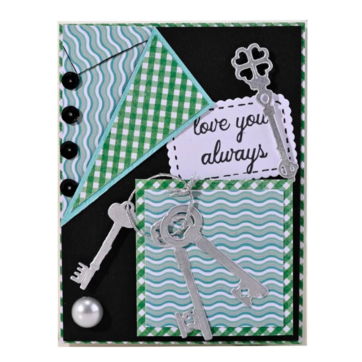 GENERICO - Troquel De Corte Metálico Plantilla Llaves Troqueladora