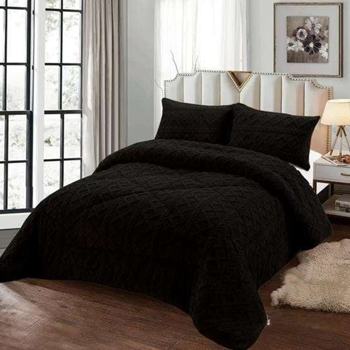 GENERICO - PLUMÓN CHIPORRO PARA INVIERNO TRENZADO PLAZA Y MEDIA -T1