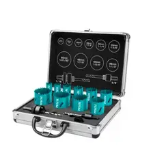 TOTAL TOOLS - SET SIERRA COPA BI-METALICA 12 PCS TOTAL