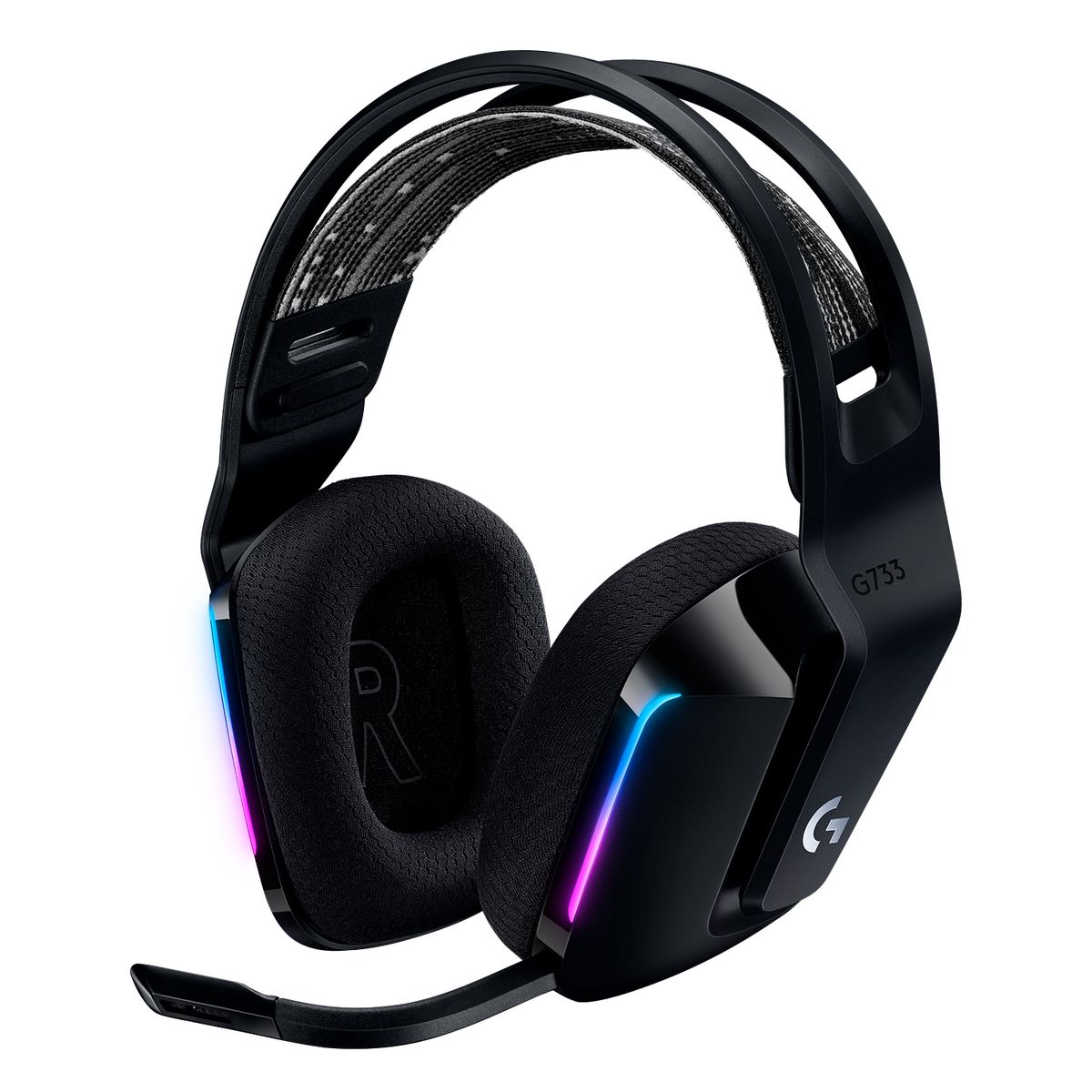 LOGITECH - HEADSET PC G733 LIGHTSPEED WIRELESS RGB  NEGRO