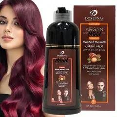 GENERICO - Shampoo Tinte Rápido Cubre Canas Color burdeo
