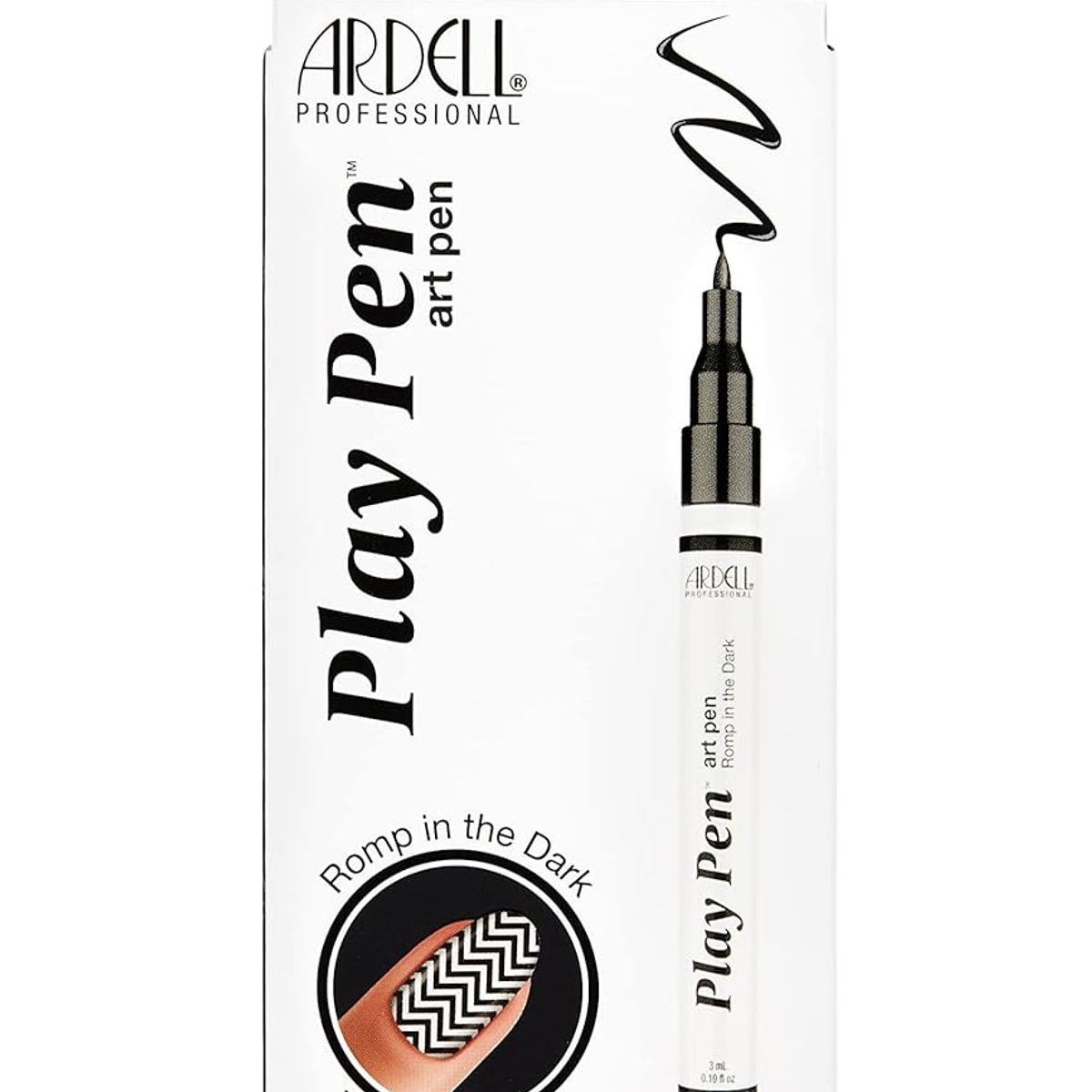 GENERICO - Lápiz Bolígrafo Para Uñas Ardell Negro
