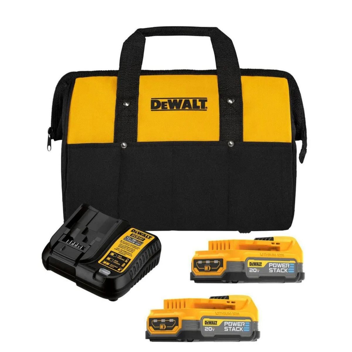 MAKITA - Kit 2 Baterías Powerstack + Accesorios Dewalt Dcbp034e2-b2