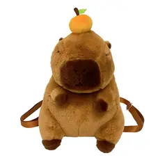 CRUSEC - Mochila De Felpa Capibara Kawaii Para Niños Unisex