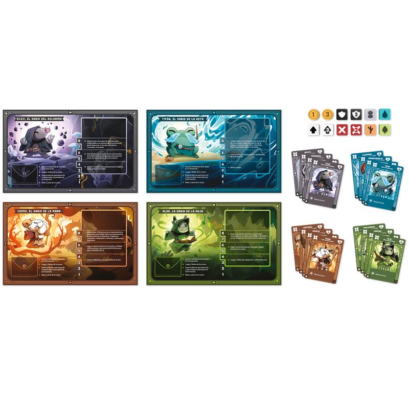ASMODEE - Dominio de los elementos juego de mesa