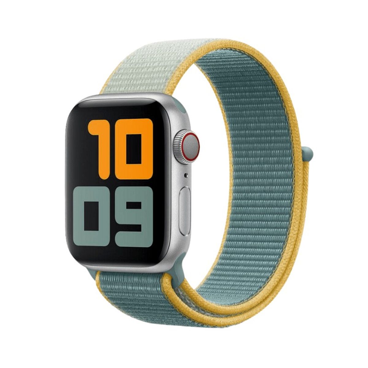 PINEAPPLESTORE - Pulsera para Apple Watch Nylon Verde Amarillo 42-44-45-49mm