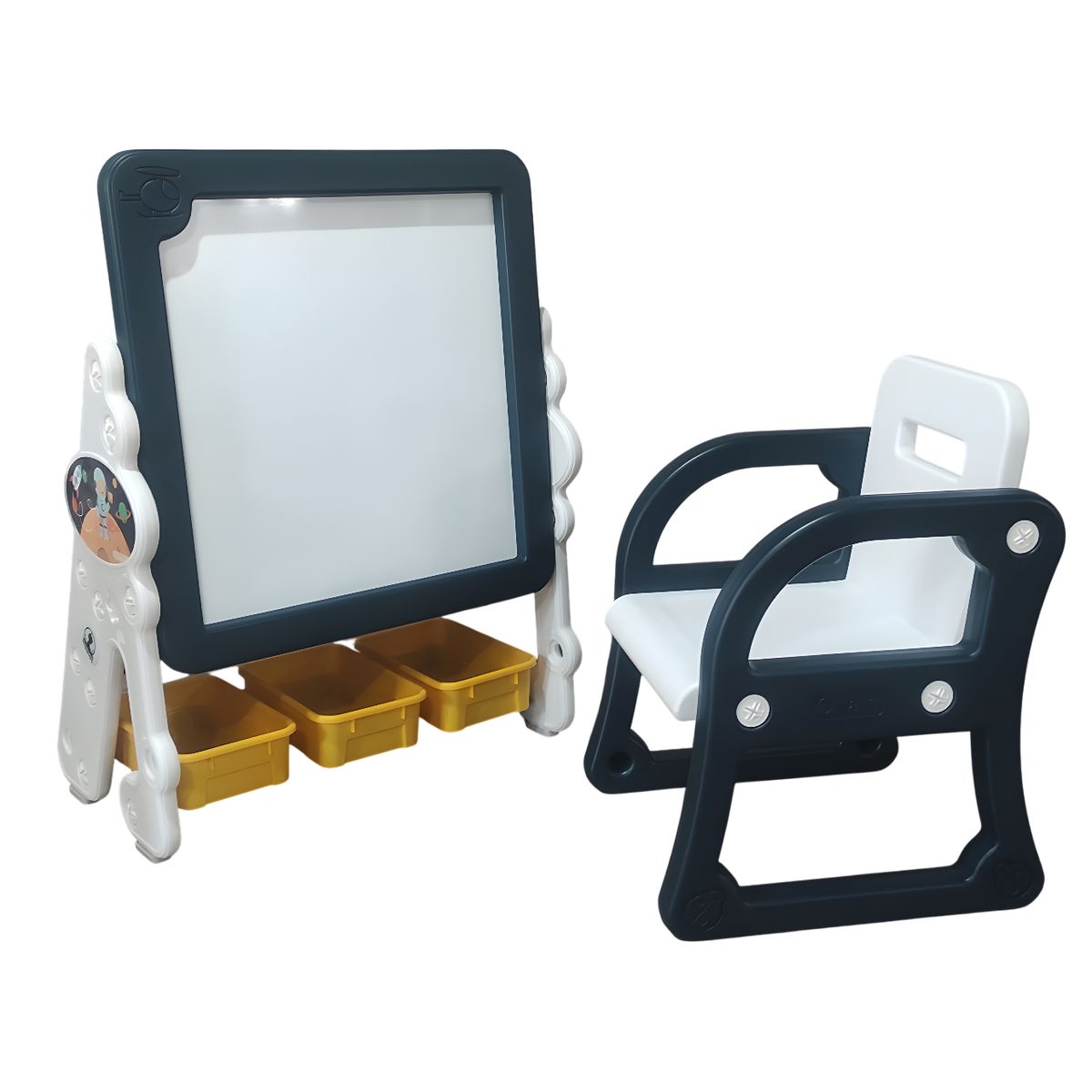 ITSUKIDS - Pizarra con Silla Y Librero 2 En 1