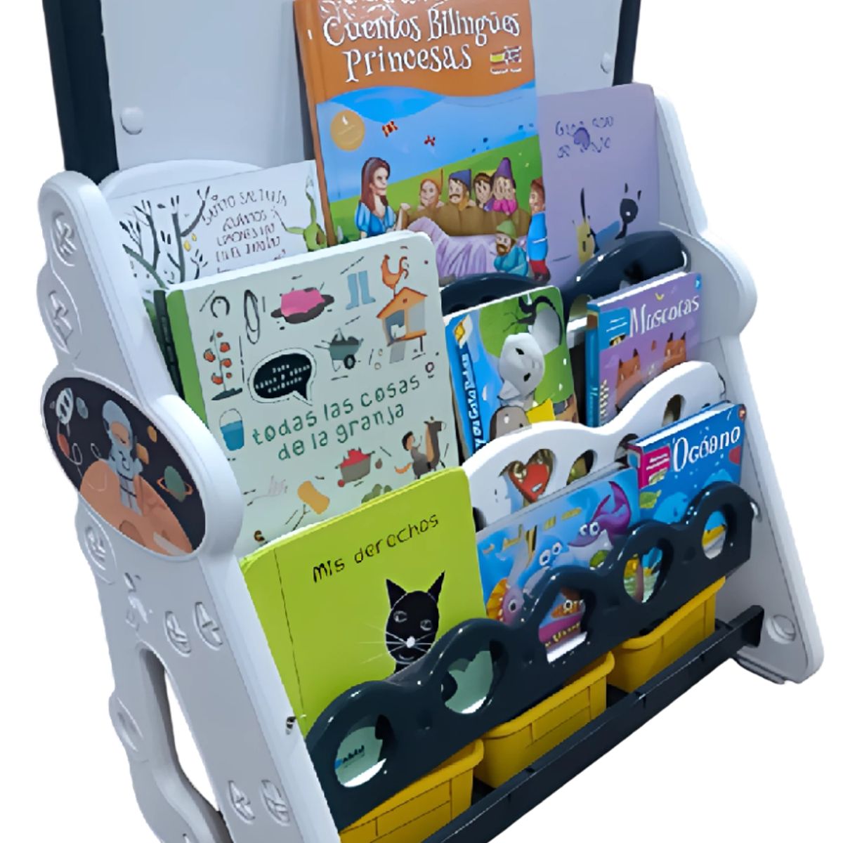 ITSUKIDS - Pizarra con Silla Y Librero 2 En 1