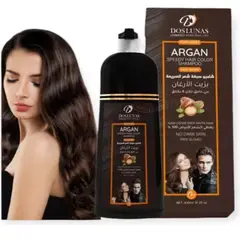 GENERICO - Shampoo Tinte Rápido Cubre Canas Color Castaño Oscuro