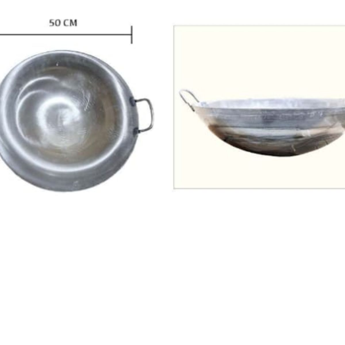 GENERICO - Paila Aluminio Para Cocina 50Cm