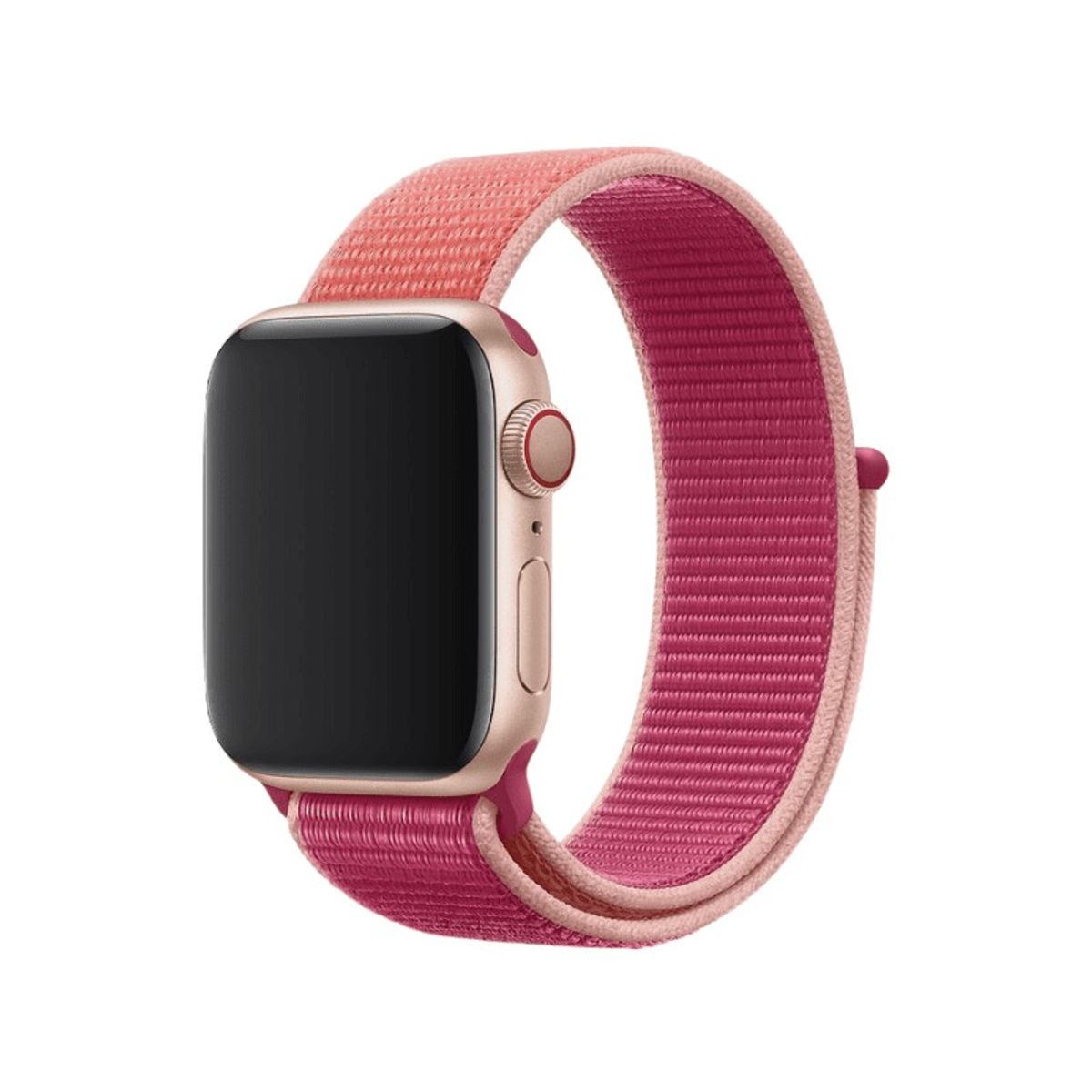 PINEAPPLESTORE - Pulsera para Apple Watch Nylon Rosa Damasco 42-44-45-49mm