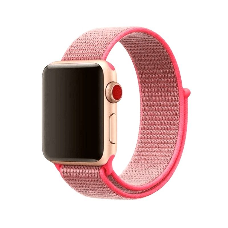 PINEAPPLESTORE - Pulsera para Apple Watch Nylon Rosado 42-44-45-49mm