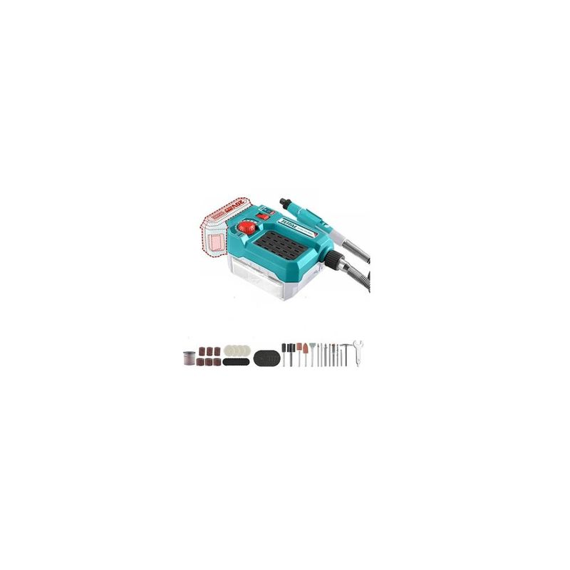 TOTAL - MINI RECTIFICADOR 20V+EJE+40 PZAS TOTAL TMGLI2001