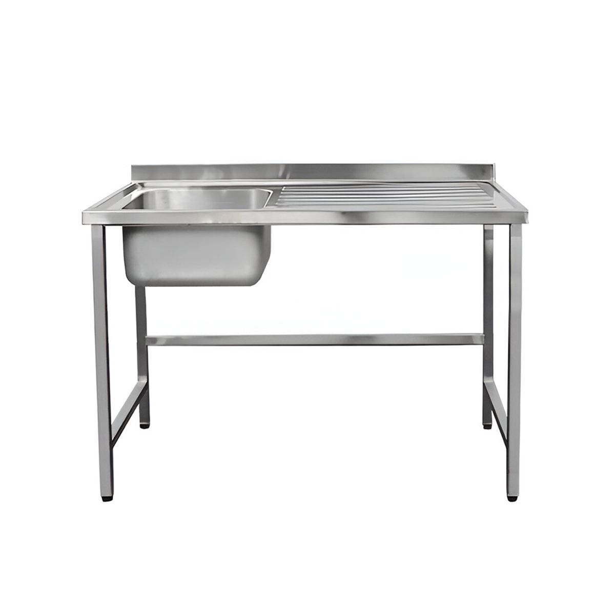 IMAS - LAVADERO MURAL 1 TAZA IZQUIERDA ACERO INOX 140 X 70 X 85 CM